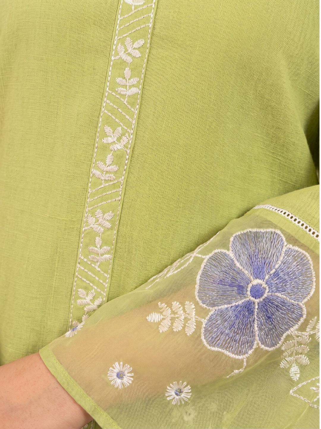 Purna Kelly Embroidery Kurta Pant Set