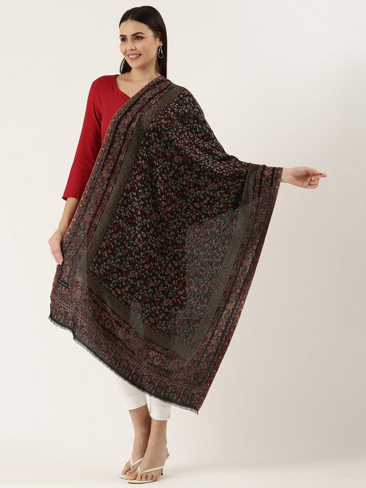 Dhiyona PA Ethnic Motifs Woven Design Shawl