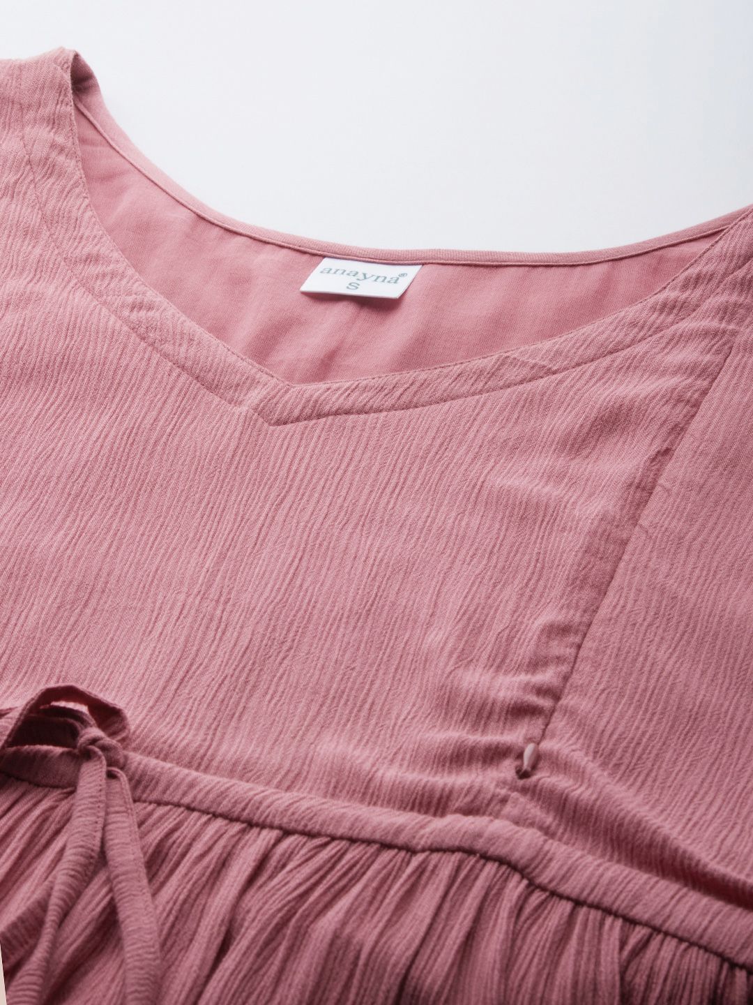 Dhiyona AY Women's Rose A-Line Tiered Cotton Maternity Dress