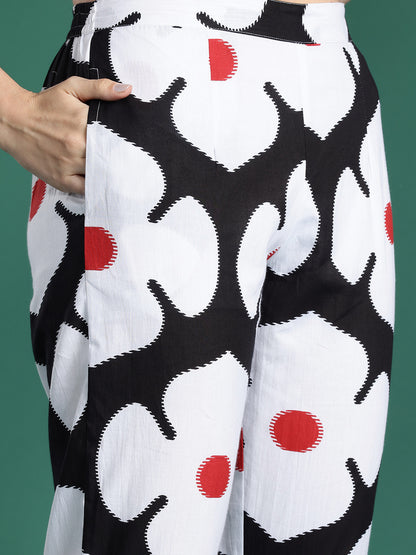 Floral Printed Pure Cotton Co-Ords
