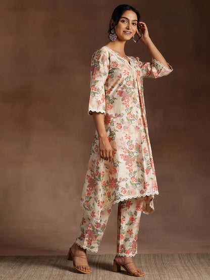 Floral Printed Kurta With Trouser