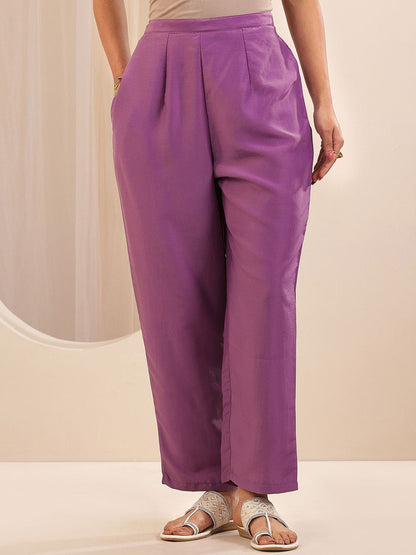Women Bandhani Printed Regular Kurta with Trousers & With Dupatta
