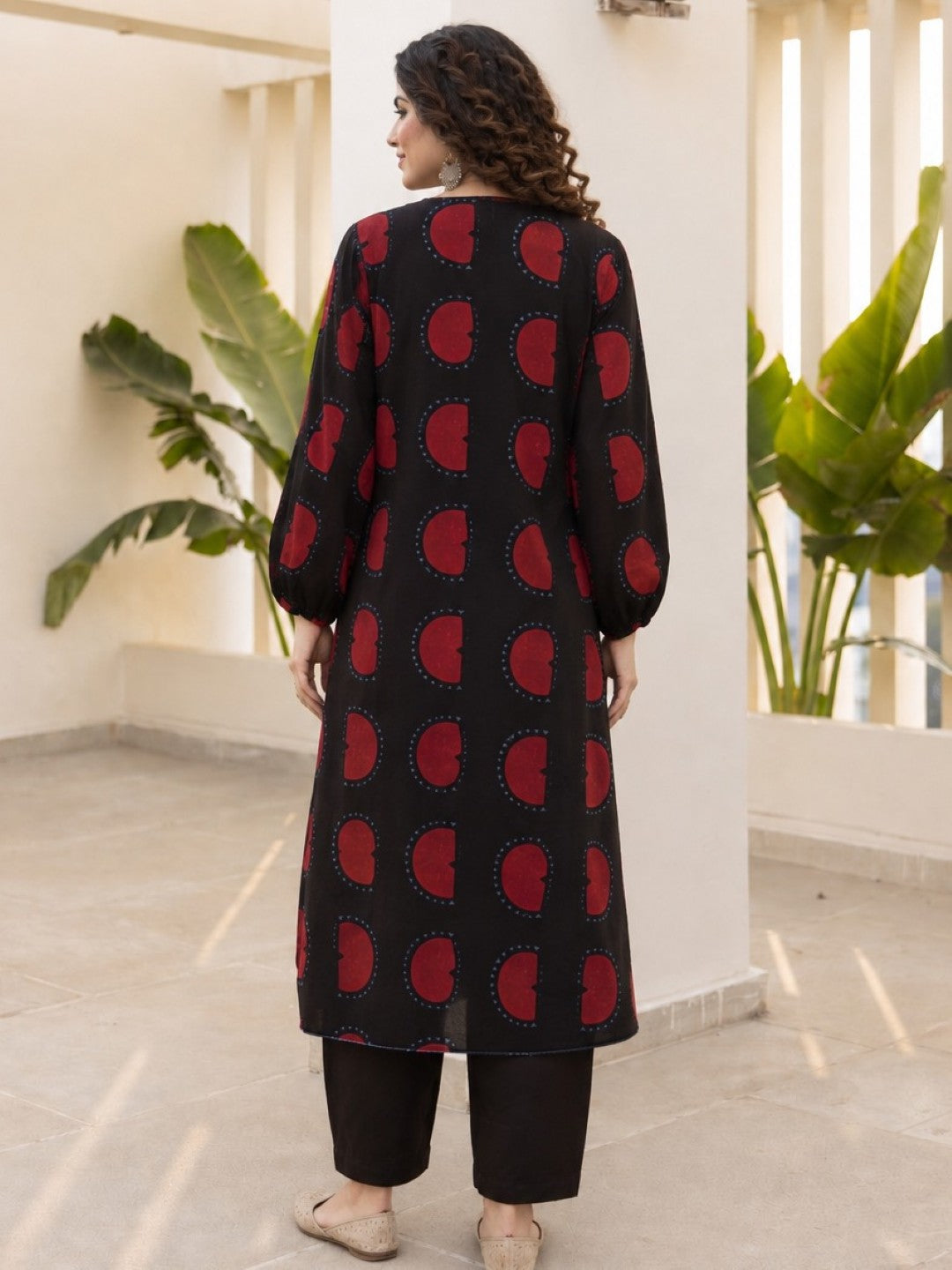 Karen Jade Cotton Kurta Pant Set