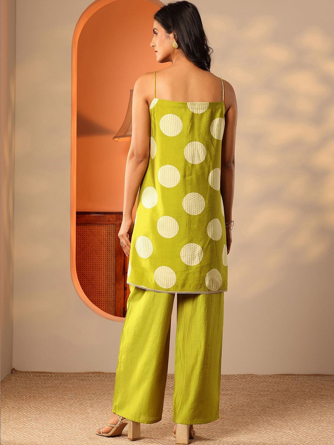 Women Printed Regular Kurti with Palazzos