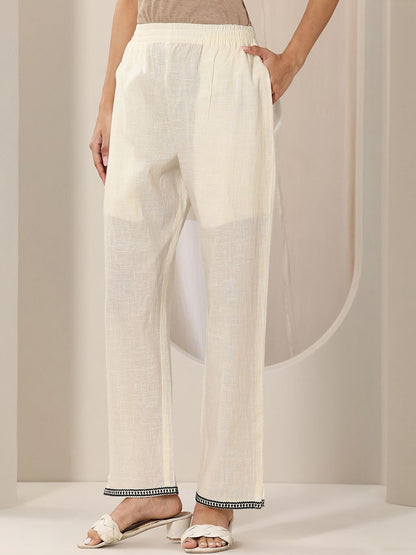 Women Ethnic Motifs Embroidered Regular Thread Work Kurta with Trousers & Dupatta