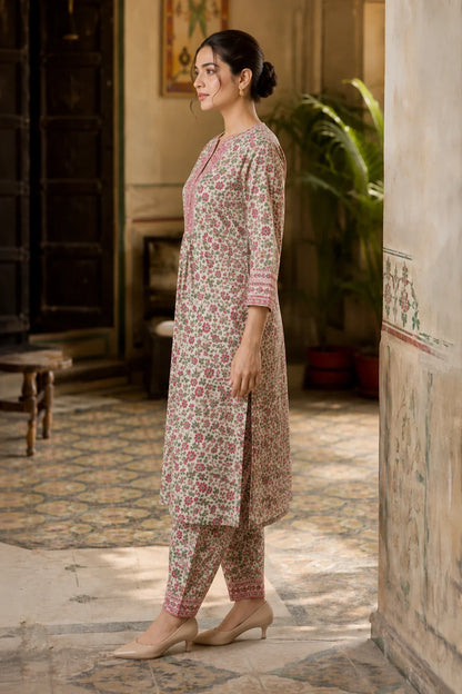 Mahnoor Kurta & Lantern Pant Set