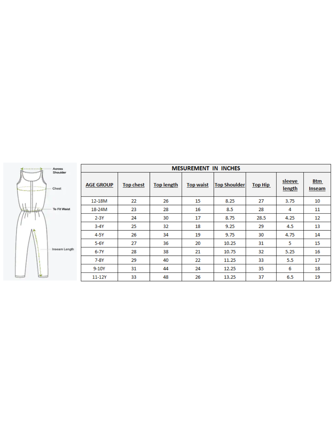 Girls calf Lenght jumpsuit with Cord Belt