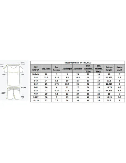 Lil Drama Girls Party top with shorts