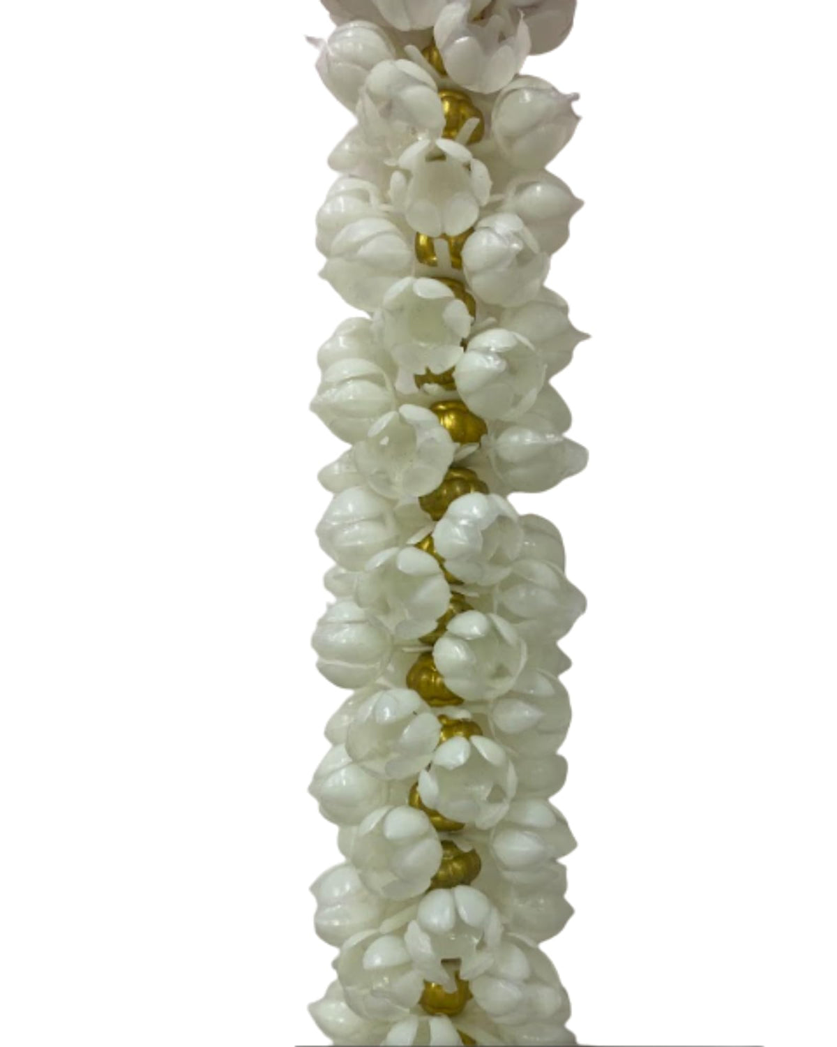 Artificial Flower Hanging Garlands for Decoration, White and Red Flower Strings, 60 Inch 4 Floral Hanging for Mandir, Wedding, Festival, Door, Wall & Home Décor