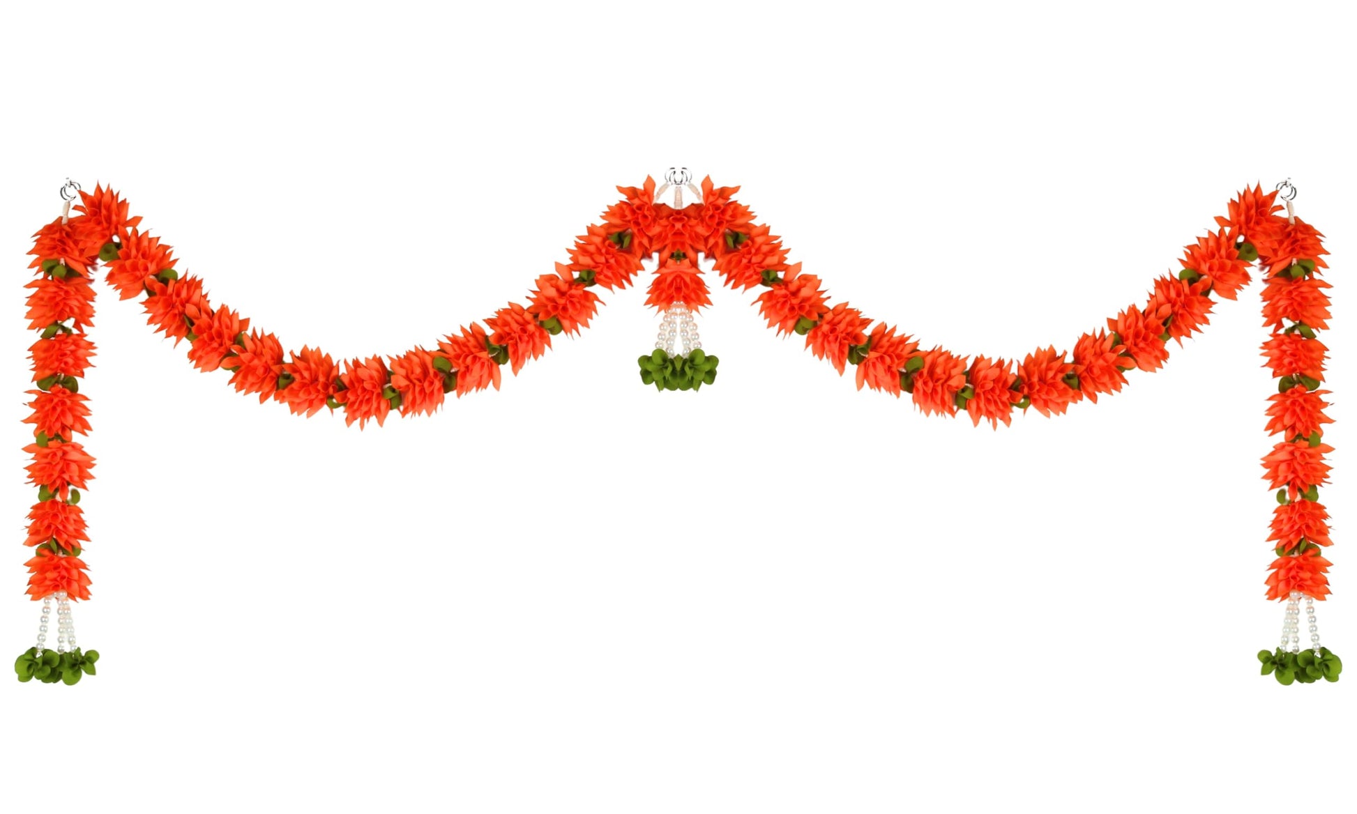 Toran for Main Door Entrance, Bandarwal for Festival, Pooja Mandir, Yellow Handmade Traditional Flower Hanging for Home & Office Decor (42 inches 18 inches)