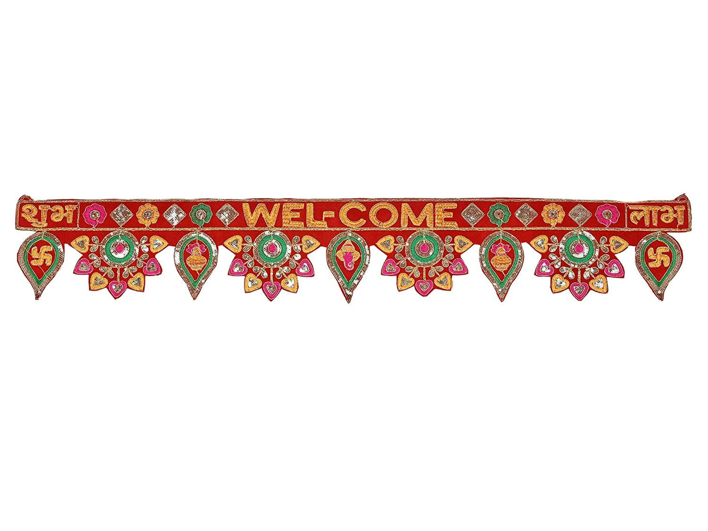 Welcome Toran Bandarwal - Elegant Door Entrance Decor for a Warm Greeting
