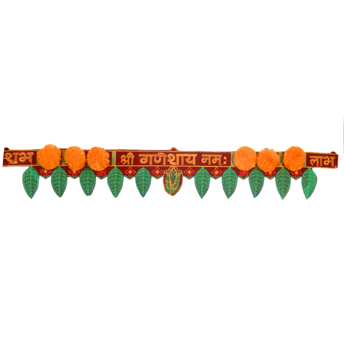 Handmade Febric Flower Toran for Diwali Decoration Items Toran for Door Entrance Toran for Home Office Decoration Toran for Pooja Room, Bandanwar Door Toran for Home
