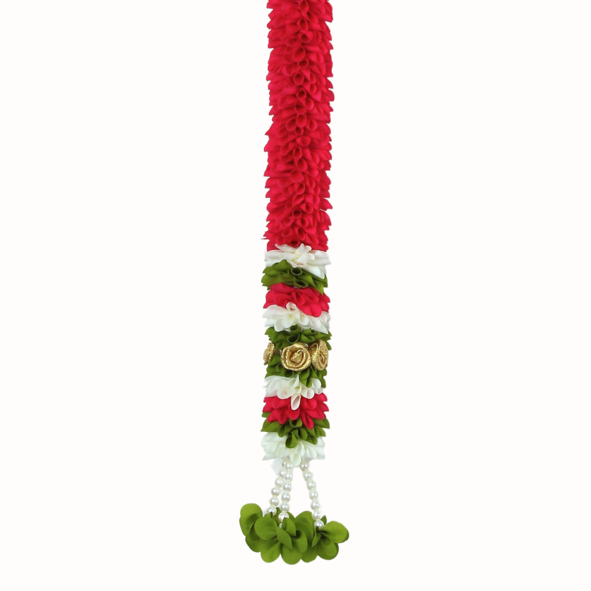 Toran for Main Door Entrance, Bandarwal for Festival, Pooja Mandir & Wedding, Handmade Traditional Flower Hanging for Home & Office Decor (42 inches 24 inches) Maroon