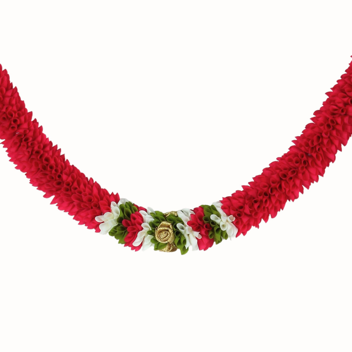 Toran for Main Door Entrance, Bandarwal for Festival, Pooja Mandir & Wedding, Handmade Traditional Flower Hanging for Home & Office Decor (42 inches 24 inches) Maroon