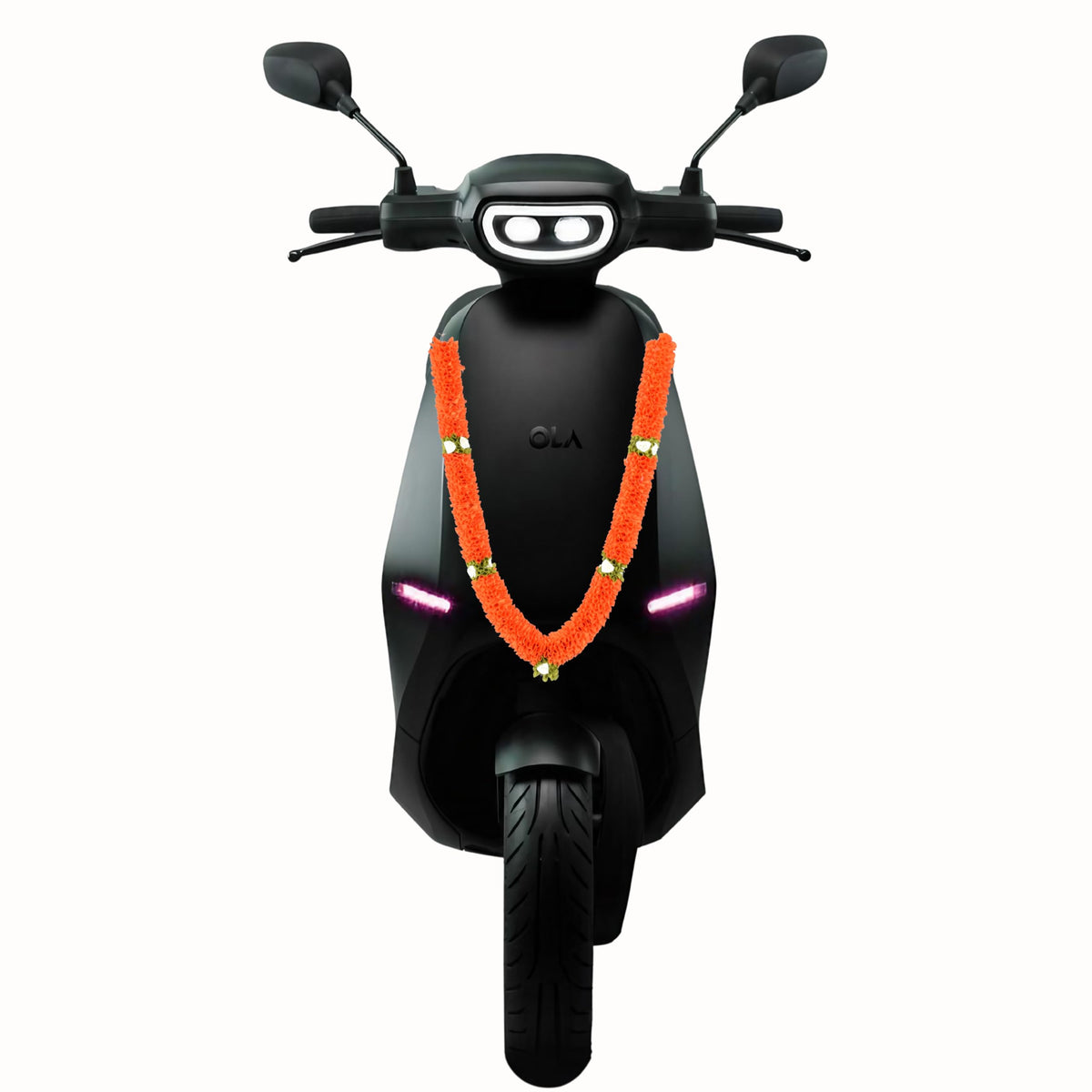 Garland for Photo Frame, 40 Inches Artificial Garland for Photo Frame, Garland for Decoration,God Idol, Festivals, Home Decor, Sankranti, Varalakshmi, Diwali & Wedding (Orange)