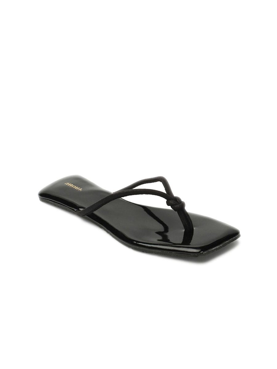 Dhiyona AK Textured Open Toe Flats