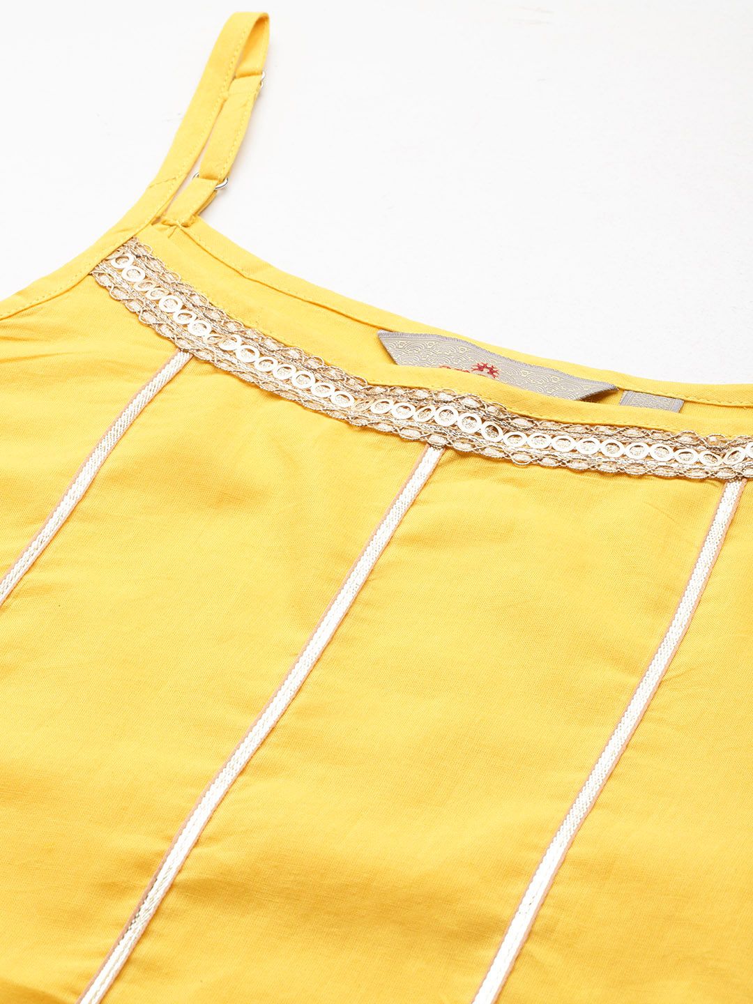Dhiyona AN Tyohar Collection Gotta Patti Pure Cotton Kurti with Sharara & Dupatta