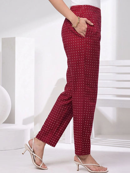 Women Ethnic Motifs Printed Regular Kurta with Trousers & With Dupatta