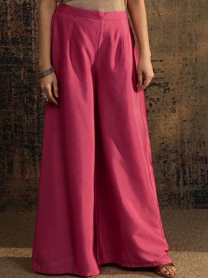 Dhiyona LL Women Ethnic Motifs Embroidered Regular Thread Work Kurta with Palazzos & With Dupatta