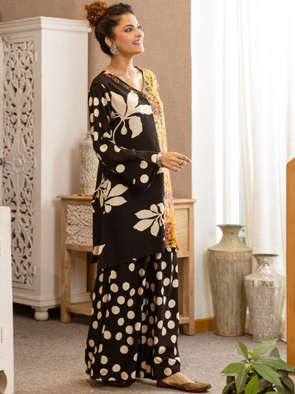 Floral Printed Kurta with Palazzos