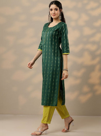 Women Ethnic Motifs Printed Regular Kurta with Trousers & With Dupatta
