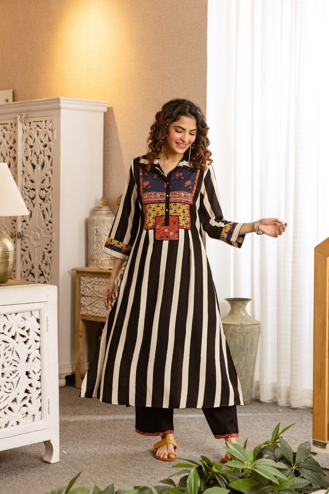 Karen lumin cotton kurta pant set