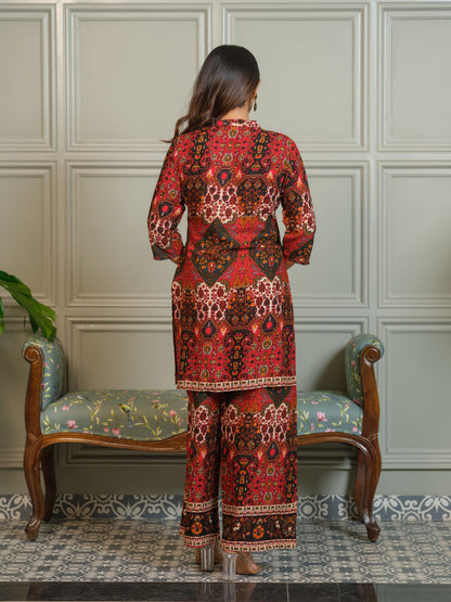 Tashvika carmen Printed Co-ord Set