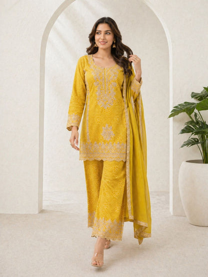 Zarkash Amber Full Work Suit Set