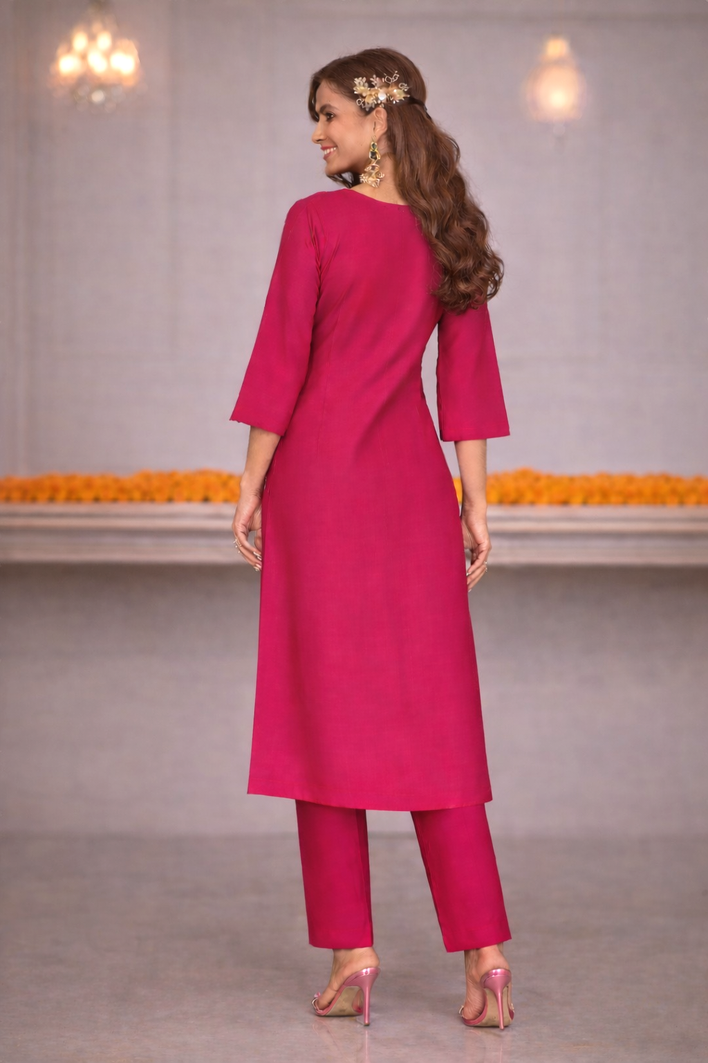 Nazia Rouge Embroidery Full Work Suit Set