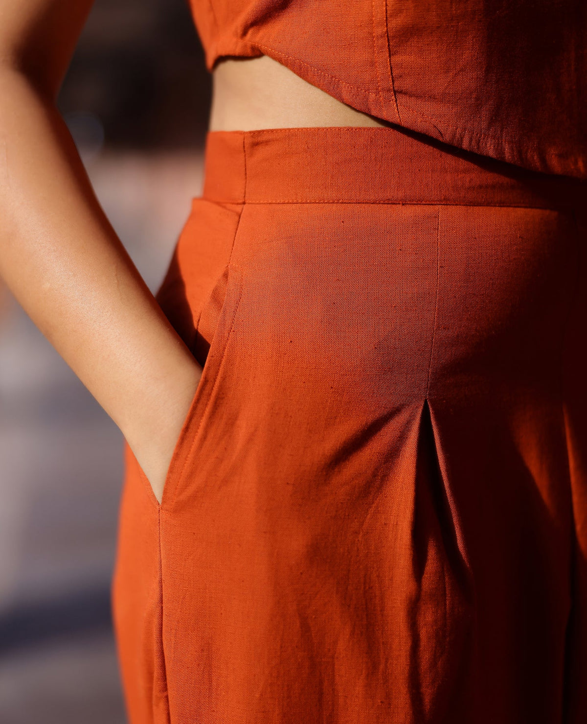 Petal Rust Orange Flex Coord Set
