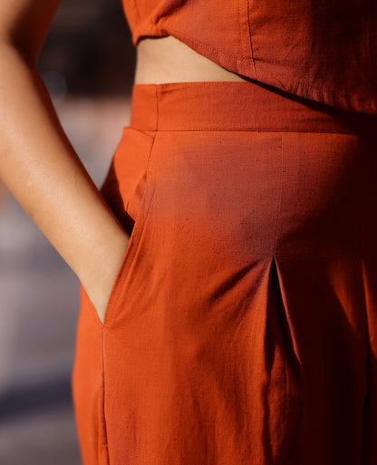Petal Rust Orange Flex Coord Set