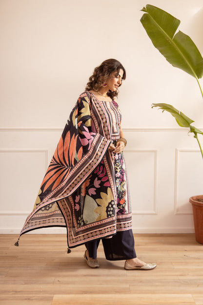 Karen Moonstone printed cotton suit set