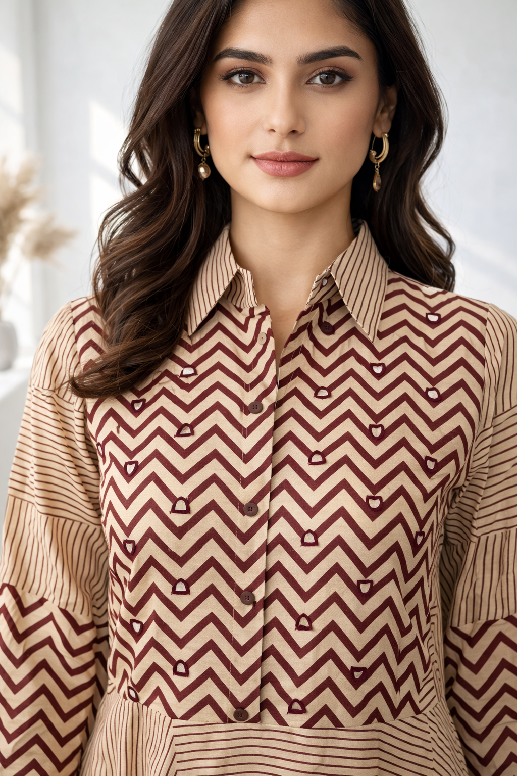 Surbhi Terra Printed Cotton Kurta Pant Set