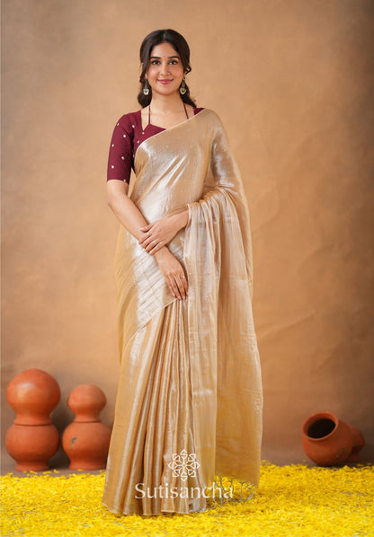 Dhiyona SS Ivory Gold Horizon – Flowing with Regal Charm