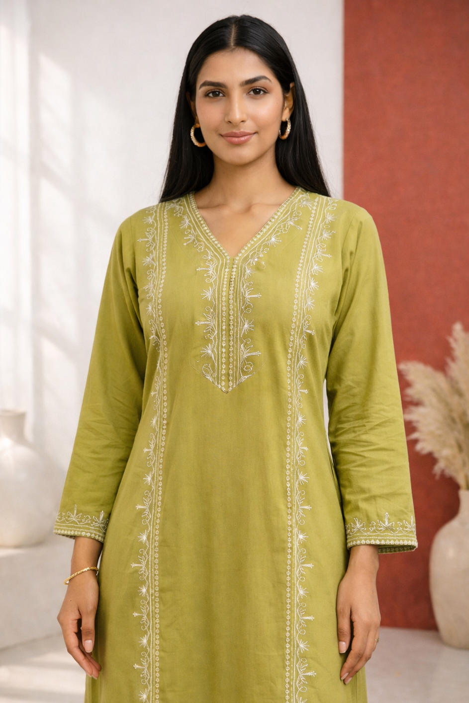 Molly Thyme Embroidered Suit Set