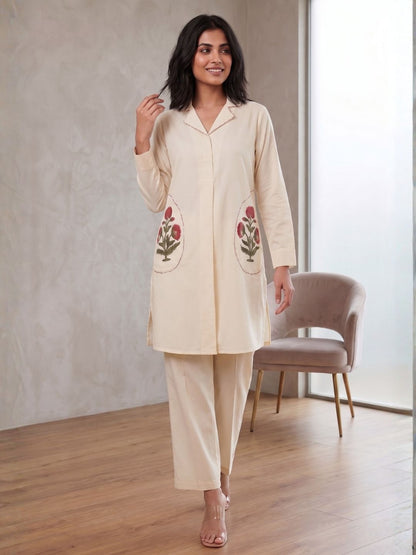 Sarvo daisy cotton co-ord set