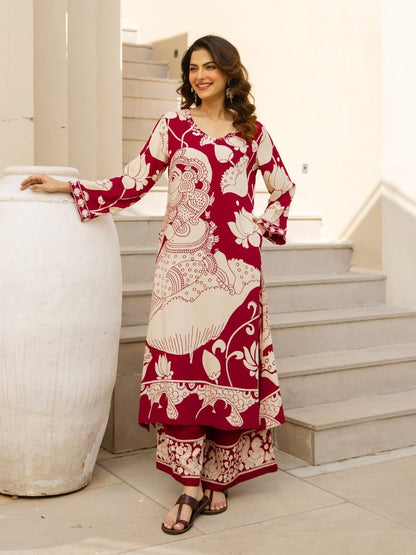 Karen persian cotton kurta pant set