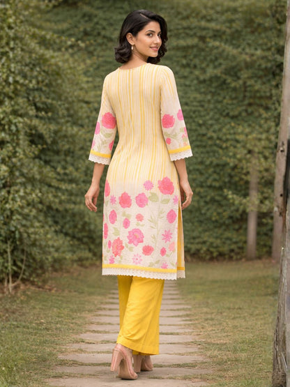 Punita Amber Cotton Suit Set