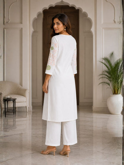 Sahiba Angel Embroidery Kurta Pant Set