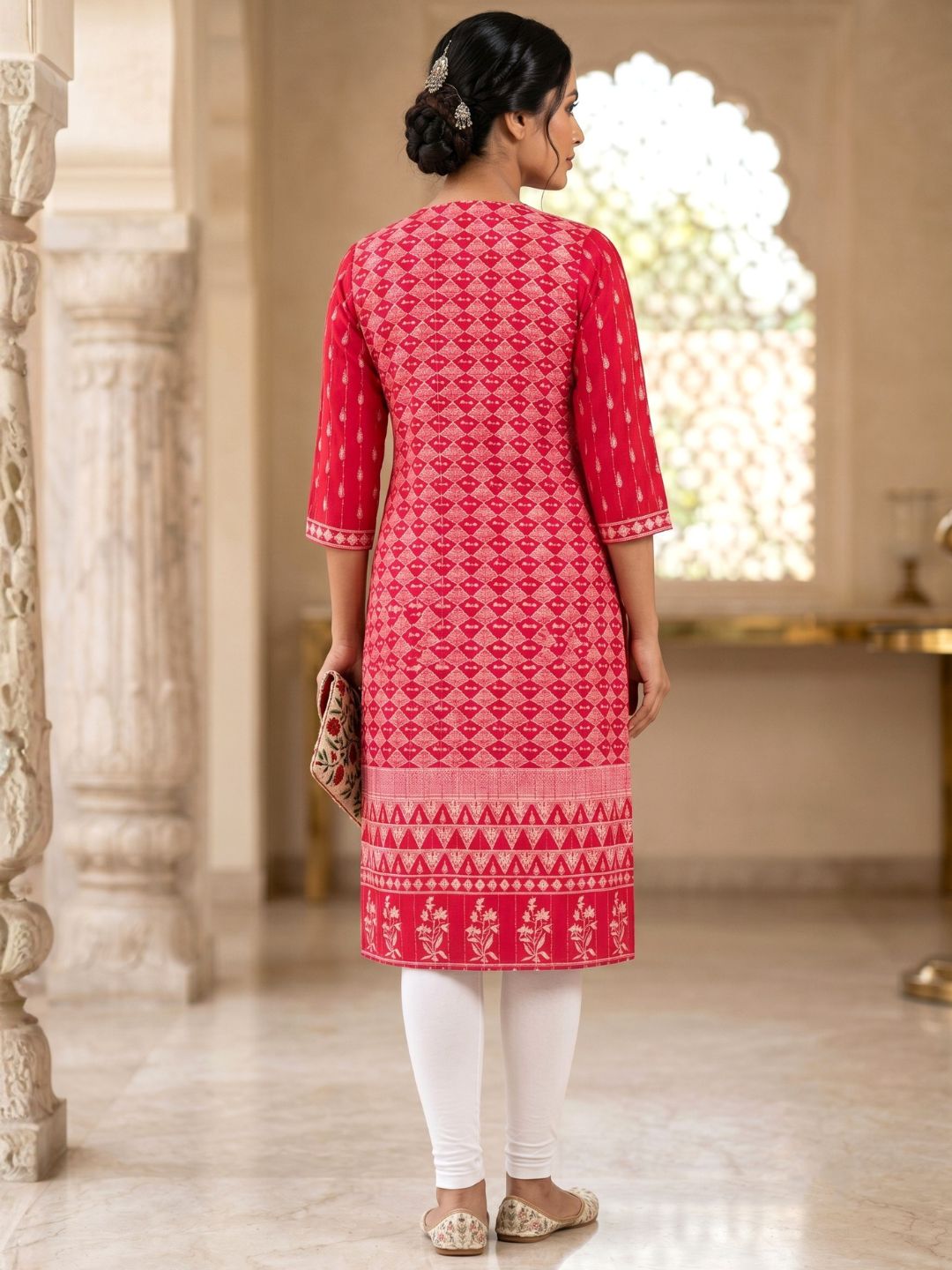 UMA CANDY PRINTED COTTON KURTI