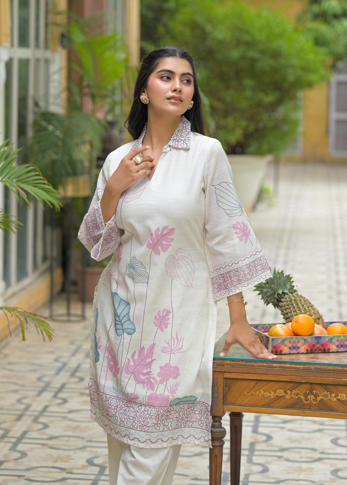 Dagdai atrium cotton co-ord set