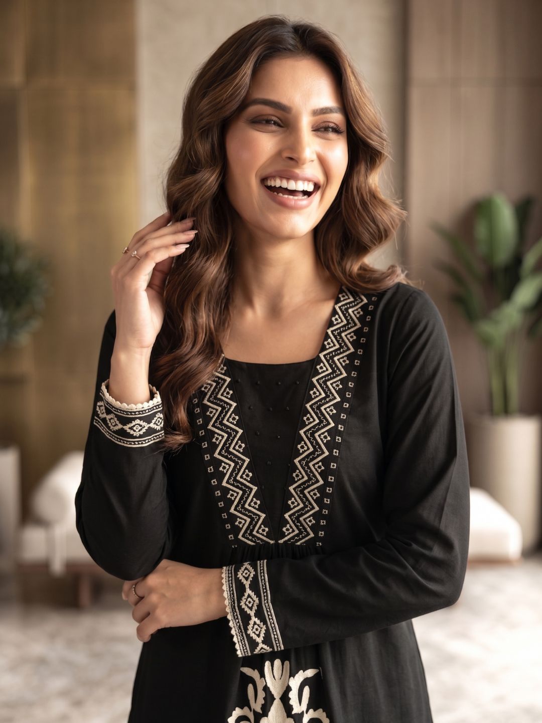 Rasna Onyx Kurta Pant Set
