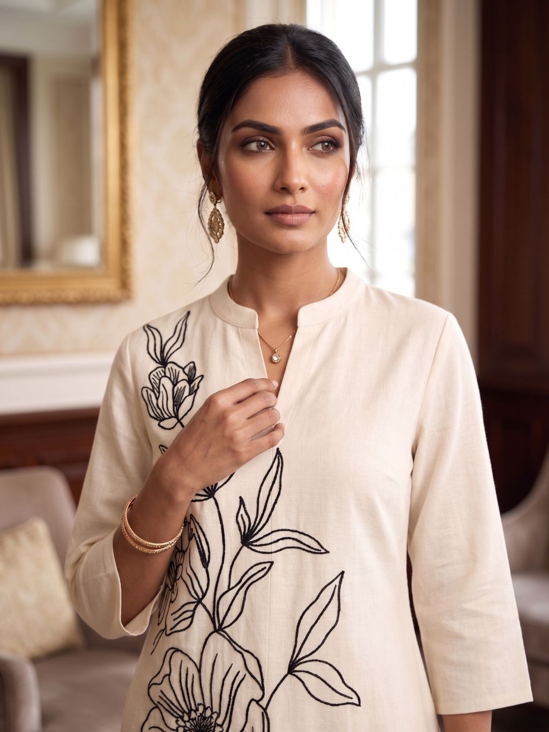 Asmi Frost Embroidered Co-ord Set