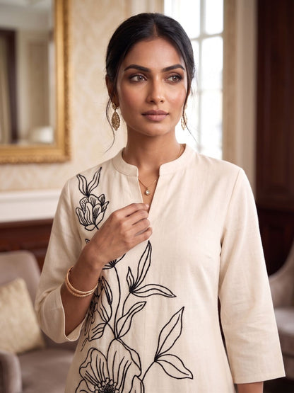 Asmi Frost Embroidered Co-ord Set