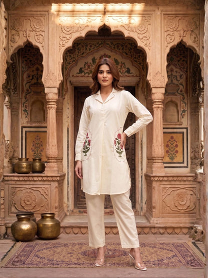 Sarvo daisy cotton co-ord set