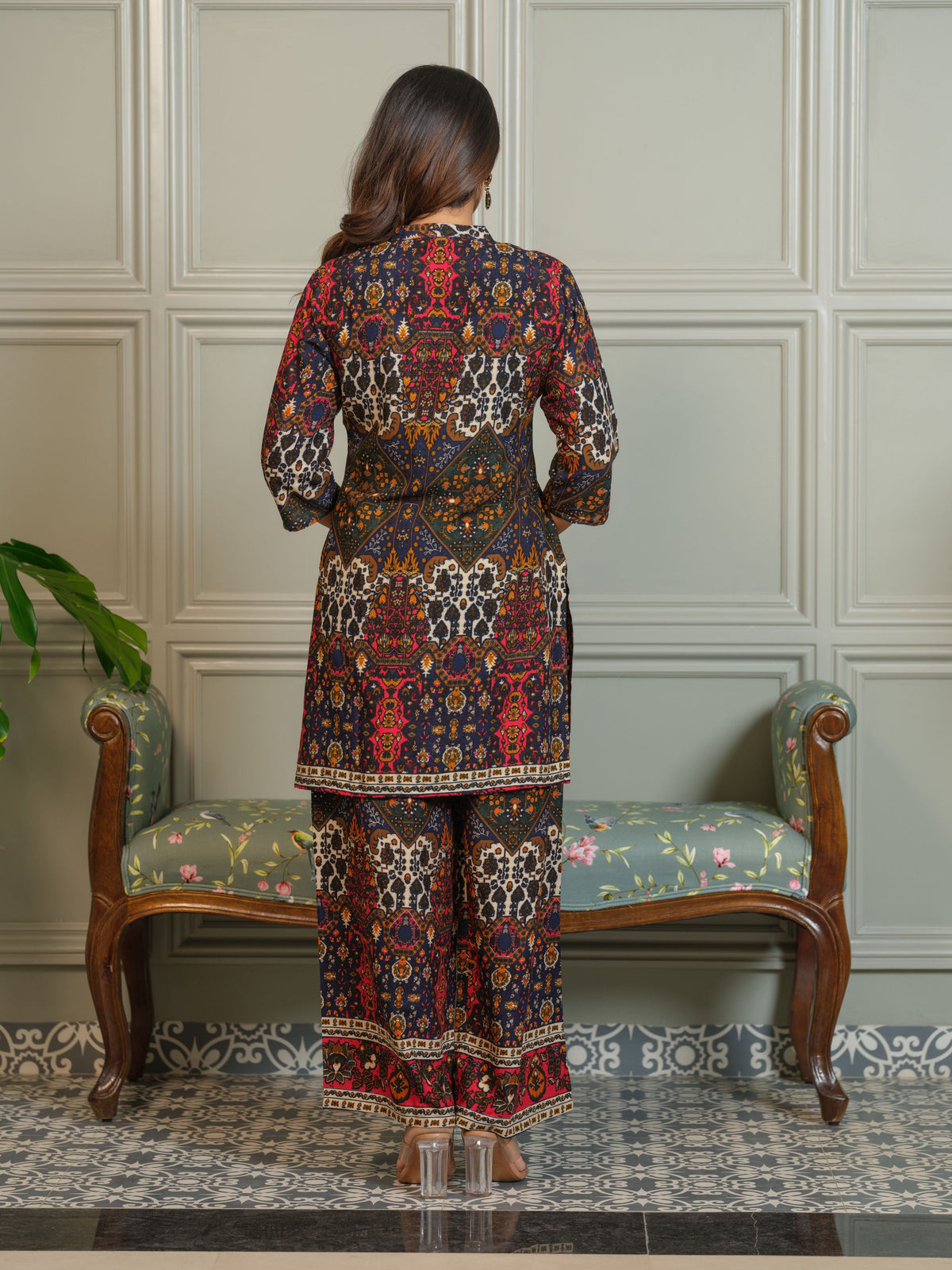 Tashvika Walnut Printed co-ord set