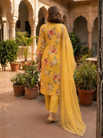 Mahi Amber work premium Suit Set