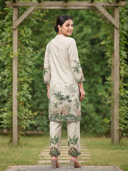 Shanti Fauna Printed Work Co-ord Set