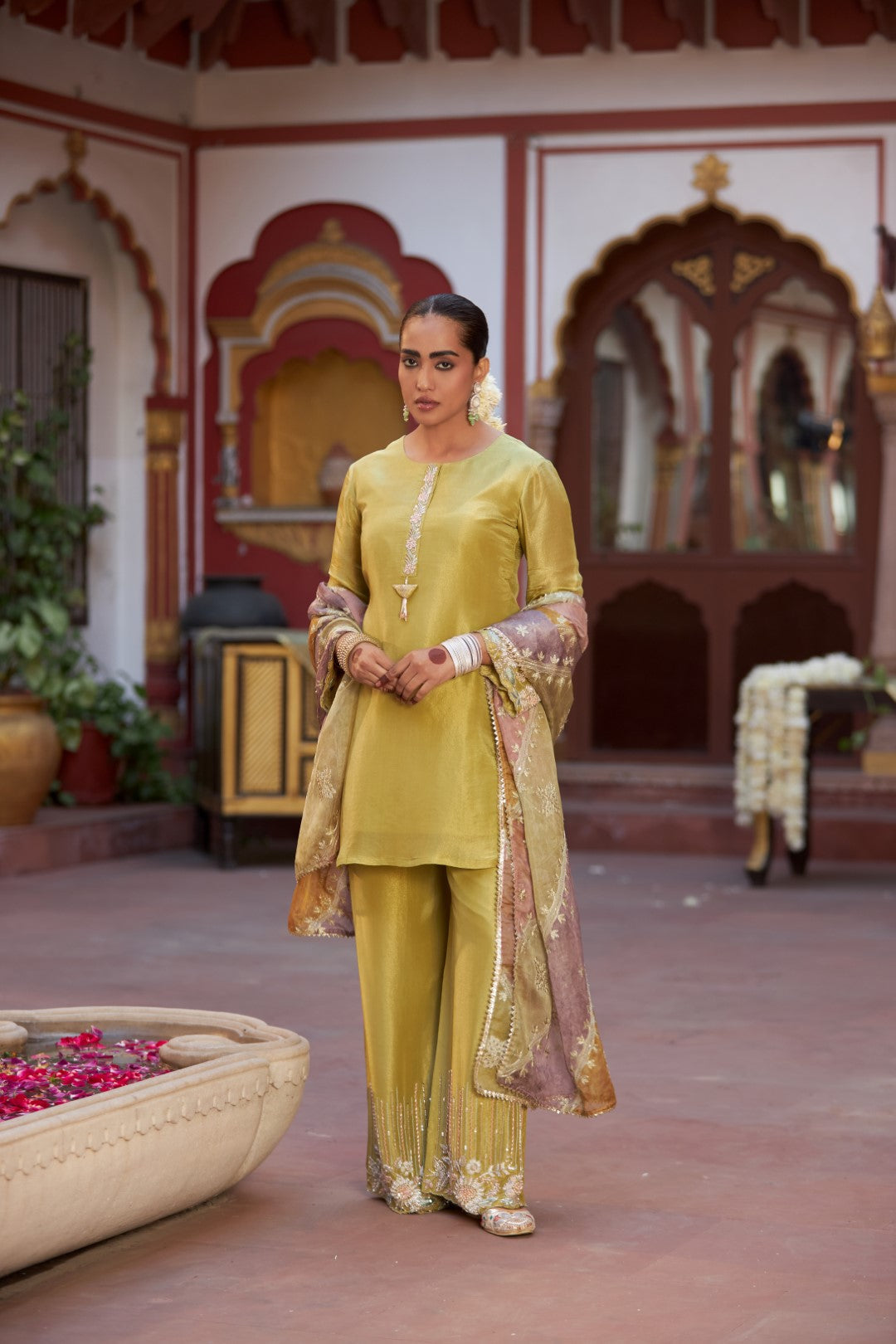 Mihika sand full work suit set