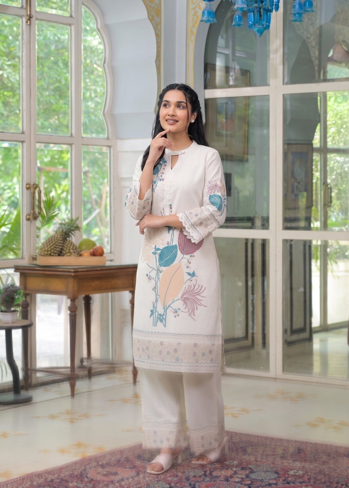 Dagdai cosmos cotton co-or set